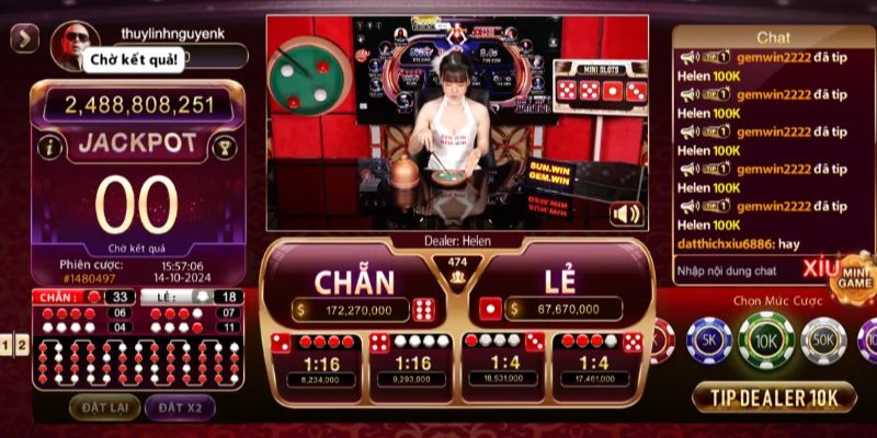 Trò chơi tài xỉu online đình đám